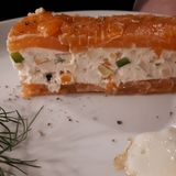 Gerookte zalm tompouce